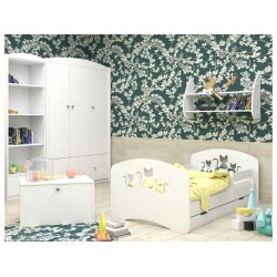 Postelja s predalom Happy Design Muce